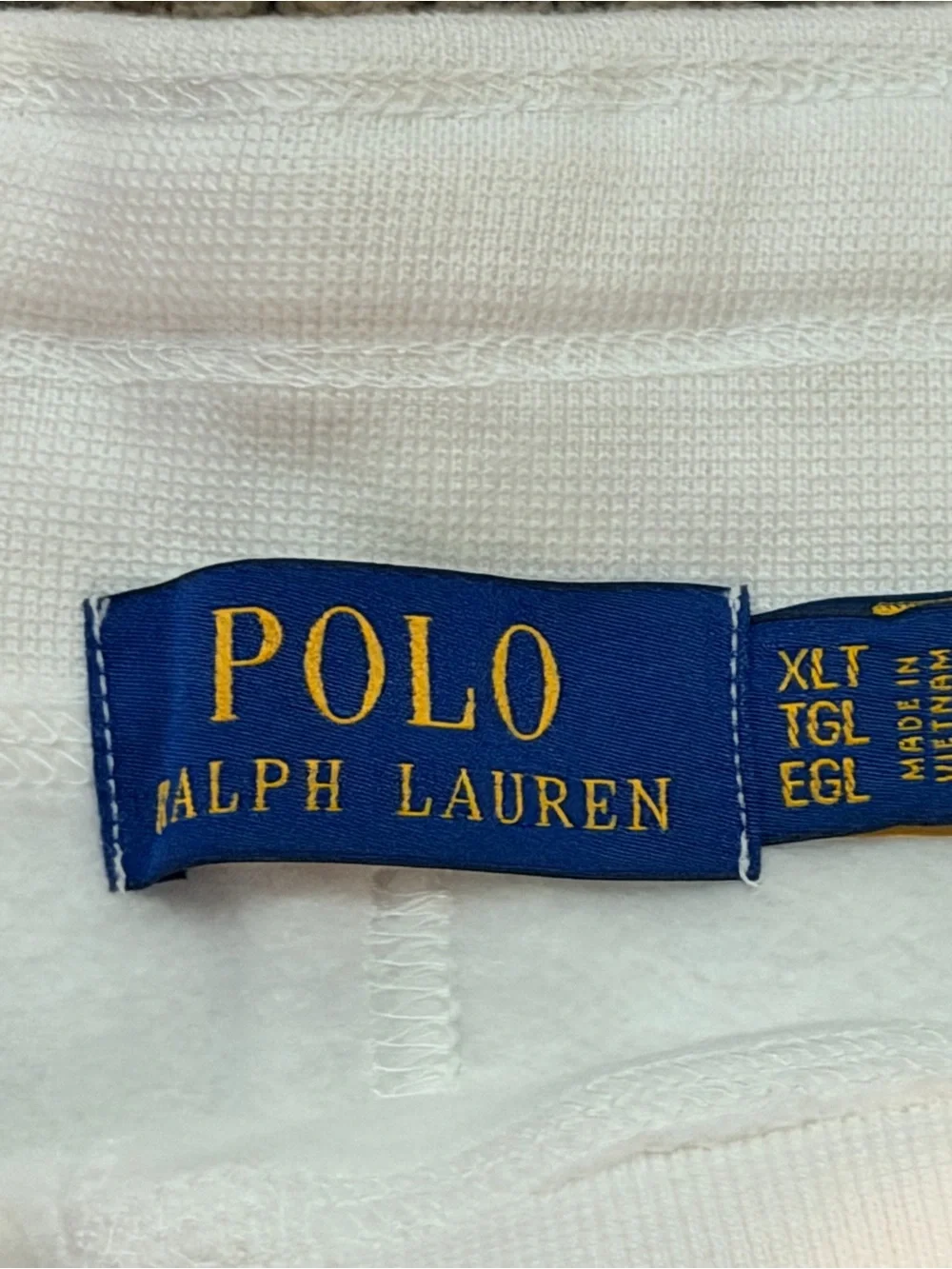 Polo Ralph Lauren Joggers Sweatpants Mens XLT Pockets White Pony NWOT